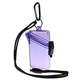 Witz Sportcases See-It-Safe 3.7in x 2.5in Waterproof ID & Badge Holder (Purple)