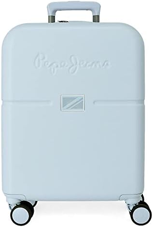 Accent Maleta de cabina Rígida, Azul, 4 Ruedas dobles
