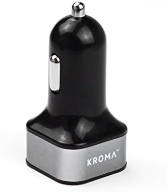 Two Port USB Car Charger, Kromatic 4.8A/24W 2 Smart Port Car Charger for iPhone 6S Plus 6 Plus 6 5SE 5S 5 5C 4S, Samsung Galaxy S7 S6 Edge Plus Note 5 4 S5 Tab S, LG, G5, G4, HTC, Nexus 5X 6P, iPad