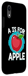 iPhone XR A Is For Apple Apple Fruit Lover Case