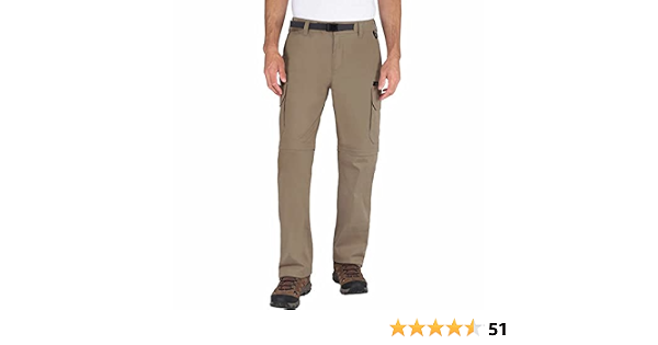 BC Clothing Men's Convertible Cargo 