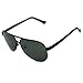 VEITHDIA 3152 High Grade Classic Polarized Aviator Sunglasses 100% UV Protection (Black)