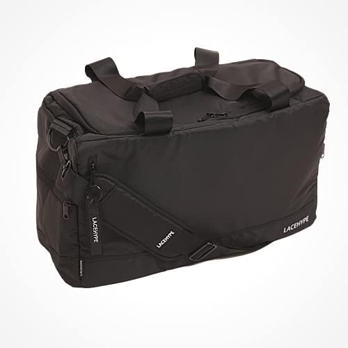 PREMIUM Sneaker Bag, Duffel Bag, Gym Training Bag, Travel Bag, Basketball Bag, Footbal Bag with 3 adjustable compartment dividers (Black/red without print) 4 PREMIUM Sneaker Bag, Duffel Bag, Gym Training Bag, Travel Bag, Basketball Bag, Footbal Bag with 3 adjustable compartment dividers (Black/red without print)
