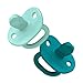 Tomy JEWL Orthodontic Silicone Pacifier - Stage 1 (0m+) - Blue (2pk)