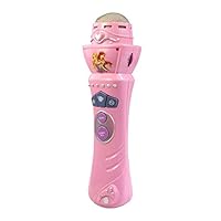 Fdrone Wireless Girls Boys LED Microphone Karaoke Singing Kid Funny Music Toy Black