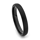 4mm Round Tungsten Wedding Band