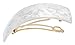 France Luxe Rectangle Volume Barrette - Flake White