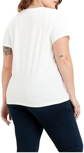 Plus Size The Perfect Tee, T-shirt Donna, White +, 2XL