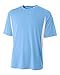 A4 Men’s High-Performance Moisture-Wicking Color Block T-Shirt
