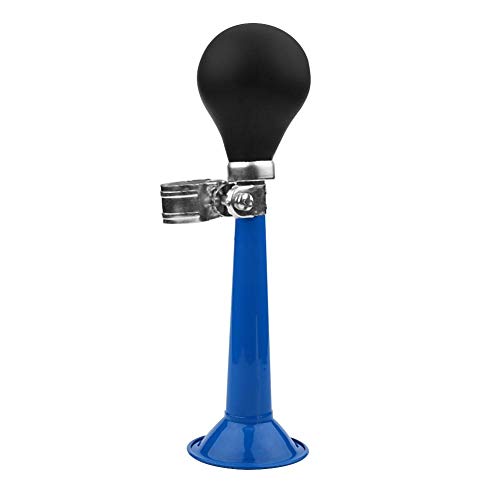 VGEBY Bicycle Horn, Classic Bike Air Horns Made of Metal with Metal Frame for Mountain Road Bike (Blue)