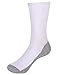 12 Pair Mens Active Performance Casual Dress Crew Cotton Socks Mid Calf White