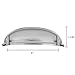 LIZAVO Brushed Satin Nickel Cabinet Pulls Bin Cup Kitchen Cabinet Handles Modern Hardware for Drawer Dresser - 3 inch (76mm) Hole Centers- 20 Pack