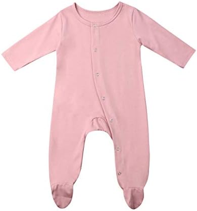 US Newborn Baby Girl Boy 2Pc Autumn Clothes Set Knitted Romper Ruffle Long Sleeve Jumpsuit Winter Outfits