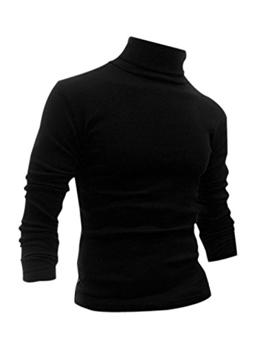 Allegra k men long sleeve turtle neck slim fit casual t…