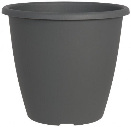 Pflanzkübel NEVADA rund aus Kunststoff, Farbe:anthrazit;Durchmesser:32 cm