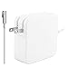 KUPPET AC Power Macbook pro charger 60W Magsafe Power Adapter for Macbook Air Pro-13/15/17 in-retina display-L-Tip