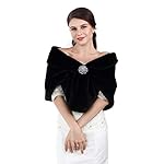 Aukmla Women's Faux Fur Shawls and Wraps Wedding Faux Fox Fur Stole Bridal Fur Scarf for Bride and Bridesmaids Aukmla Women's Faux Fur Shawls and Wraps Wedding Faux Fox Fur Stole Bridal Fur Scarf for Bride and Bridesmaids
