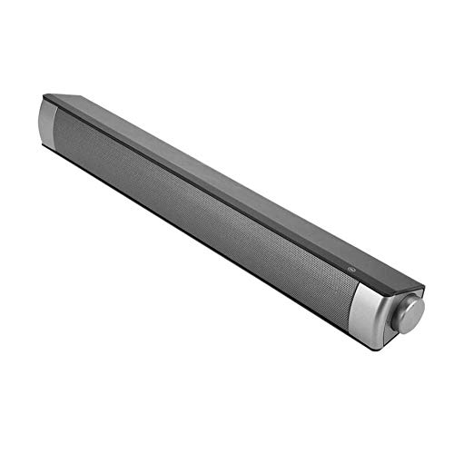 Soundbar, Surround Sound Bar Bluetooth Wireless Bar Sound System Home Theater Deep Bass Speaker Subwoofer, Noise Reduction, Built-in Mic, with Remote for TV, PC, Tablets, Cellphone