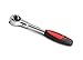 TEKTON 1/4 Inch Drive x 5 Inch Swivel Head Quick-Release Ratchet | 1490