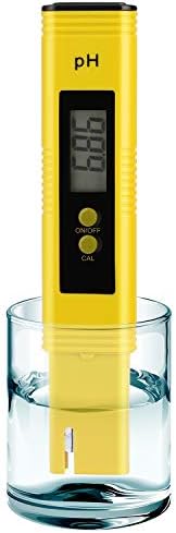 PH Meter for Water Hydroponics Digital PH Tester Pen 0.01 High Accuracy Pocket Size with 0-14 PH Measurement R
