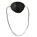 Silk Pirate Eye Patch - Black OSFM