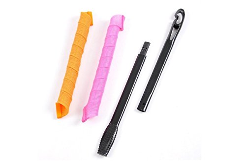Fashion Vakind Cute Hair Curler harmless to Hair and Create Curly Hair Style in Minutes Stretched Length 50CM Circle Roller Pack of 40