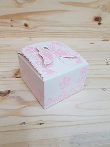 Dounia - Caja para Tartas (Cierre de Mariposa, 25 Unidades): Amazon.es: Hogar