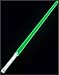 Green LED Lightsaber Glowing Toy Costume Light Saber