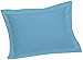 Crescent Tailored 100% Pure Natural Cotton Light Blue Standard Pillow Shams - Hypoallergenic - 200 TC 26
