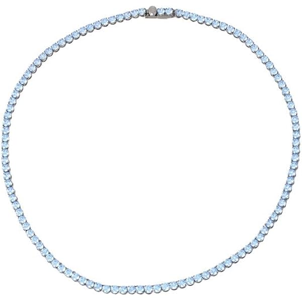 Amazon.com: SWAROVSKI Tennis Deluxe Necklace Cz White One Size