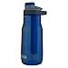 Rubbermaid Leak-Proof Chug Water Bottle with Blue Ice Stick, 32 oz, Nautical Blue