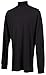 Tri-Mountain Men's Cotton Interlock Mock Turtleneck, Forest Green, L