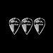 V-Picks SwitchBlade Ghost Rim Guitar Pick, 3-Pack