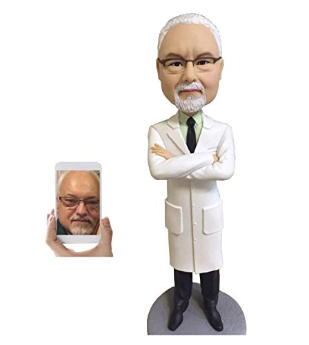 Fully Custom Occupational Bobblehead Figurine Personalized Gifts Based on Your Photos, One person, DHL Expedited Shipping Service