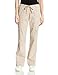 Cherokee Women's Workwear Scrubs Mid-Rise Core Stretch Drawstring Cargo Pant, Khaki, Small-Petite