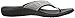 Spenco Women's Breeze Sandal Slide, Black/Silver, 7 M US