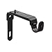 Umbra 244930-038 , Black Adjustable Bracket for Drapery Rod, Single Pack with 2 Piece