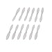 12 pcs Original RC Part JJRC H8 Mini CW/CCW Propellers for RC H8 Mini Quadcopter with RC Battery Bandage