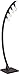 Franklin Iron Works Arcos Rustic Industrial Vintage Arched Floor Lamp LED Dimmable 71