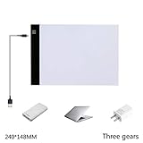 Tinffy Ultra-Thin Portable LED Copy Station Painting Board Art Tools Sk Graphics Tablets
