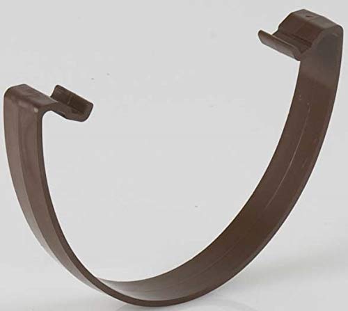 Pack of 3 x BR070BR Brown Brett Martin Spare Gutter Clip for 115 x 75mm Deepstyle Gutter