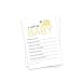 Paper Clever Party Yellow Elephant Wishes for Baby Shower Advice and Wish Cards Parents Keepsake Activity Gender Reveal Wishing Well Birthday Memory Ideas Pack of 20 4x6 Set