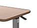 Medical Adjustable Overbed Bedside Table With Wheels (hospital and Home Use) Brown 21