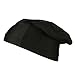 Black Thick Spandex Dreadlock Skull Cap - Thick