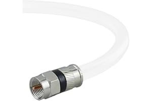 Mediabridge Coaxial Patch Cable (30 ft) Triple-Shielded RG6 Coaxial Cable with Waterproof Compression Connectors
