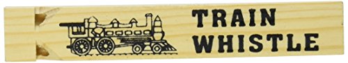 Rhode Island Novelty Wooden Train Whistles - 12 Pieces