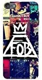Ipod Touch 6th Generation Cover,Fall Out Boy FOB Lyrics Phone Case American Rock Band Series Vintage Custom Fall Out Boy Protect Case Cover