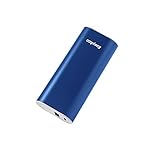 EasyAcc Metal 6400mAh (2.4A Output & 2A Input) Mini Portable Power Bank External Battery Pack Portable Charger for iPhone Samsung Smartphones - Mazarine Blue