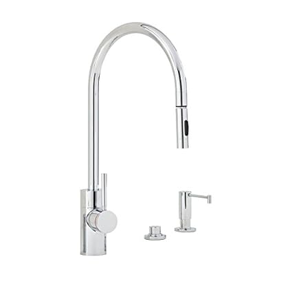 Amazon Com Waterstone 5400 3 Dap Contemporary Plp Pulldown Faucet