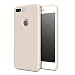 For iPhone 7 Plus Case - MoKo Slim Shockproof Liquid Silicone Gel Rubber Protective Case Soft Touch Back Cover for Apple iPhone 7 Plus 2016, Pink Sand